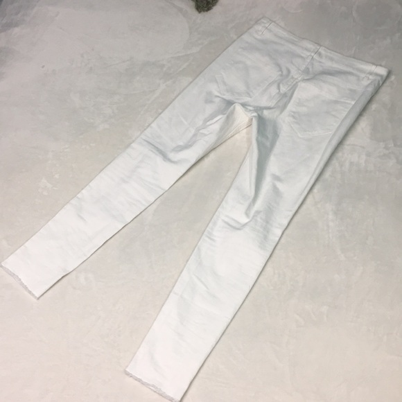 NWT White Distressed Skinny Jeans- H&M Divide - Picture 7 of 8